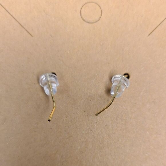 New Hand Crafted Cute Rainy Day Hook Earrings 14K Gold Plated - Picture 2 of 2